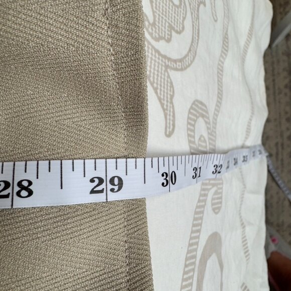 Vintage Beige Herringbone Skirt Suit Set - Picture 13 of 16